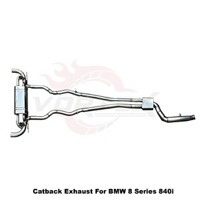 Vortex High Flow Exhaust <b>Back</b> System for BMW 8 Series 840i 2019-2022 Coupe Valvetronic Sound Control - Product Image 5