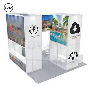 Tawns High Quality New Design Modular Aluminum Frame Advertising Expo Trade Show Display Tradeshow Hot Sale Exhibition Booth