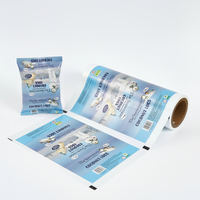 Film d'emballage alimentaire en rouleau personnalisé pour sachets, film plastique pour snacks, bonbons et biscuits, pour utilisation en machine