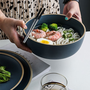 Cuchara Ramen de sopa de fideos de cerámica colorida de melamina de alta calidad - Product Image 3