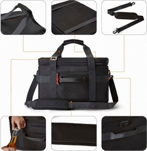 Grand sac isotherme de 32 L, sac à lunch pliable et souple pour pique-nique, plage, voyages de travail - Product Image 3