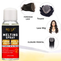 Spray Fixateur Invisible pour Système de Perruque, Résistant à l'Eau et à la Transpiration, Sans Résidu, Séchage Rapide, Tenue Sécurisée
