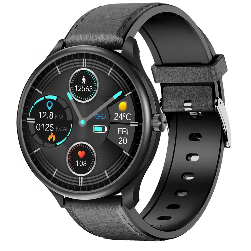 M10 4GB+64GB 1.69 Inc round display Front 8MP side 13MP Auto focus 1600mAh large Battery big size smart phone watch