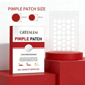 Greenlem Patchs anti-acné pour les éruptions cutanées, 3 feuilles * 36 patchs - Product Image 6