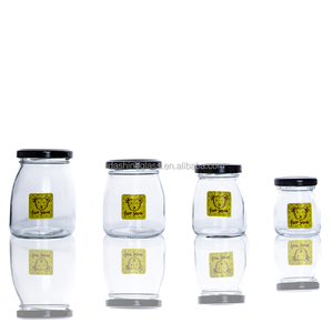 Yogurt Glass Jar Pudding Jar Yogurt Container Glass Storage Jars and Containers