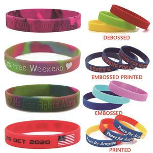 Pulseras de Silicona Personalizadas al por Mayor, Brazaletes de Goma Personalizados para Publicidad Empresarial, Ferias Comerciales y Regalos - Product Image 5