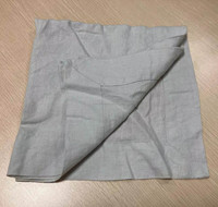 Serviettes en lin lavées à la pierre naturelle française 100% personnalisées serviettes de mariage