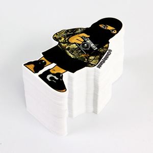 Autocollant découpé sur mesure, autocollant en vinyle PVC imperméable, impression de logo, résistant aux UV, autocollant pour ordinateur portable, autocollant promotionnel, autocollant en gros - Product Image 4