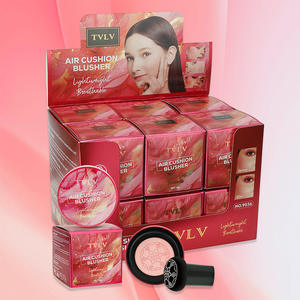 Natural Waterproof Long-lasting Makeup Brightening Hydrating Matte Colors Mushroom air Cushion Liquid <b>Blusher</b> With Brush Head - Product Image 1