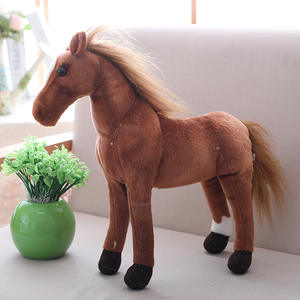 Simulation Cheval Jouets Réaliste Cheval Animal En Peluche Jouet Cheval De Sueur Poupée Cadeau D'anniversaire Fille - Product Image 6