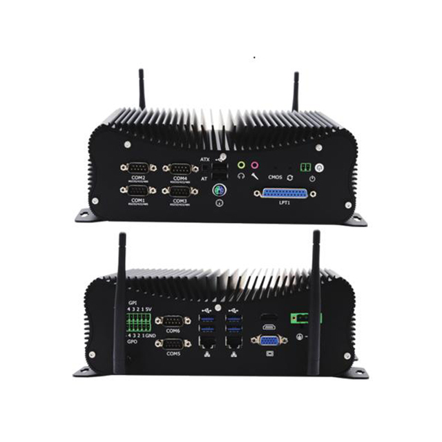 Intel Core I5 4200U/5287U/7267U/8250U with UHD Graphics 620 I7 10510U Mini Fanless PC with 2 X SO-DIMM DDR3L Industrial Use
