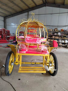 Chariot de Mariage de Luxe Princesse Cendrillon Électrique en Acier, Transport Spécial en Forme de Citrouille - Product Image 3