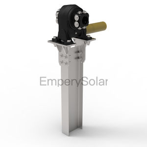 シングルアクシスソーラーデュアルアクシストラッカー24V DCモーター油圧旋回ドライブソーラーパネルソーラー取り付けシステム - Product Image 6