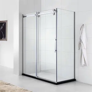 Y型顶部2023滑动简单淋浴房现代淋浴门玻璃淋浴房玻璃门