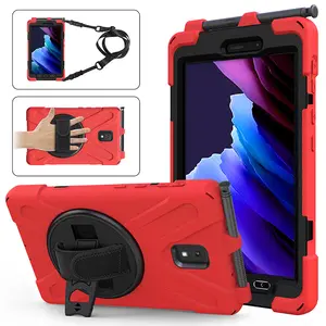 2019 Hot Selling Kickstand Rugged Hard Case For Samsung Galaxy Tab Active 3 8.0 T570 T575 With Shoulder Strap