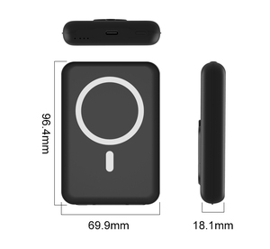 2024 thiết kế tuyệt vời 10000mAh Li-Polymer Magnetic Ultra Slim sạc nhanh ngân hàng điện không dây cho Iphone 15 Pro Max đầu ra 15 Wát - Product Image 1