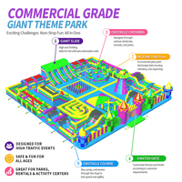 Château gonflable géant pour enfants AirFunPro en PVC, aire de jeux gonflable extérieure, château sauteur, jeux gonflables
