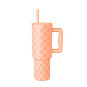 Vaso Térmico Personalizado de Acero Inoxidable de 40oz, Libre de BPA, Doble Pared, Aislamiento al Vacío, con Asa y Pajita, Antiderrames, para Coche - Product Image 1