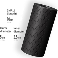 Poignées d'haltérophilie en silicone avec logo personnalisé