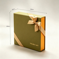 Großhandel Maßgefertigte Geschenkbox Schokolade Premium Geschenkbox mit Schleifendekoration Perfekt für Saisonale Geschenke Hochzeiten Geburtstage