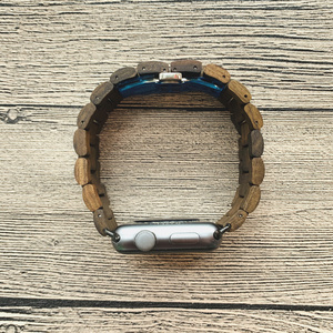 <span class=keywords><strong>Bracelet</strong></span> rétro en <span class=keywords><strong>bois</strong></span> de bambou pour <span class=keywords><strong>Apple</strong></span> <span class=keywords><strong>Watch</strong></span>, 38mm 42mm 40mm 44mm, <span class=keywords><strong>Apple</strong></span> iWatch série 3 4 5 6 SE - Product Image 5