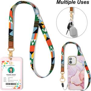 パーソナライズされたキーネックストラップ印刷ポリエステルサテンストラップロゴ付きカスタム - Product Image 5