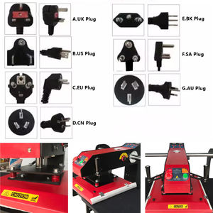 38*38 T-Shirt Impression En Pressant À Plat Machine De Transfert De Chaleur Pneumatique Duplex Repassage Électrique Glissière Supérieure Nouvelle Presse À Chaleur - Product Image 5