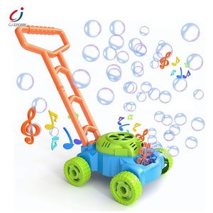 Chengji <strong>Lawn</strong> <strong>Mower</strong> Bubble Machine <strong>Toy</strong> Kids Walker Summer Outdoor Playing Electric Music Blowing Bubble <strong>Lawn</strong> <strong>Mower</strong> Toddler <strong>Toys</strong> - Product Image 2