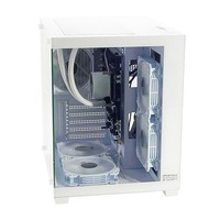 Gabinete de Torre para Computadora de Oficina PCOOLING Económico, Caja de PC OEM M-ATX con Fuente de Poder Superior