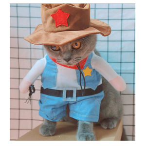 Tenue de Police d'halloween pour animaux de compagnie, vêtements de Transformation pour chien et chat, vêtements créatifs pour petit chien - Product Image 2