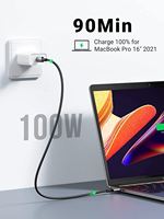 UGREEN USB C a USB C 2,0 Cable 100W Tipo C Cargador Cable PD Carga rápida 5A 480Mbps Cable