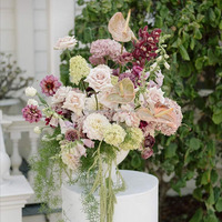Bruidstafel centerpiece bloemenbal nieuwe hortensia bloemstuk voor bruidsdecoratie kunstmatige hortensia bloemstuk