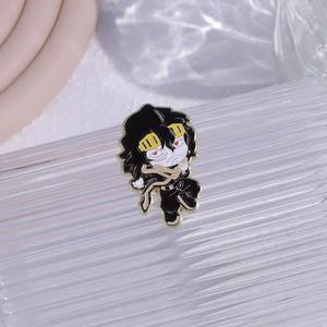 Insignia de Pin de Metal de personaje de Anime de dibujos animados estilo japonés y coreano para fanáticos del <span class=keywords><strong>Manga</strong></span> para Navidad Día Nacional Halloween - Product Image 3