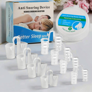 프리미엄 실리콘 코 통풍구 릴리프 비강 확장기, 향상된 야간 수면 인스턴트 8 팩 - Product Image 1