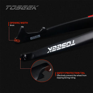 Fourche rigide <span class=keywords><strong>Toseek</strong></span> VTT frein à disque entièrement en carbone fourche avant légère haute résistance - Product Image 2