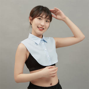 Lhy Groothandel Op Maat Katoen Afneembaar Overhemd Valse Kraag Voor Kantooruniformen Oem Formele Blazer Dassen Leverancier Klaar Voorraad - Product Image 2