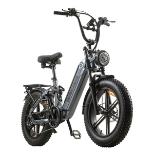 Bicicleta Eléctrica de <span class=keywords><strong>Montaña</strong></span> con Frenos V Delanteros y Traseros de Aleación de Aluminio, Unisex, para Adultos, con Amortiguación - Product Image 1
