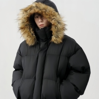 Veste à capuche, veste bomber, manteau matelassé pour homme et femme, veste d'hiver épaisse et chaude, résistante au froid, rembourrée, imperméable pour homme