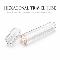 Tube à cigares transparent pour l'emballage de cigarettes et de cigares, tube de rangement portable en cristal facetté, tube cadeau haut de gamme