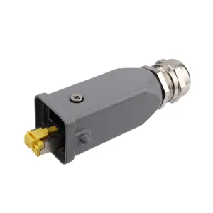 PushPull V14 série RJ45 CAT5 connecteur latéral de câble blindé métal 09451151760 Han 3A série 48V 16A