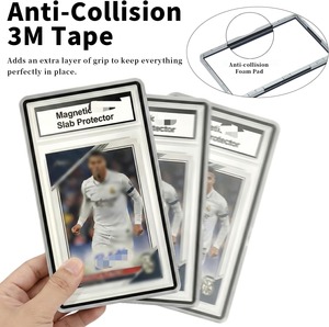 Boîtier de protection en aluminium durable pour cartes, avec verre trempé transparent et protection UV, pour cartes sportives - Product Image 3