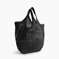 Sac de plage en paille tendance, tissé à la main en tissu naturel, fourre-tout personnalisé pour femme, idéal pour les vacances d'été