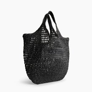 Trendige Strohtasche aus Naturmaterialien, Handgefertigte Gewebte Strandtasche, Individuelle Sommer-Damentasche, Stroh-Strandtasche für den Urlaub - Product Image 5