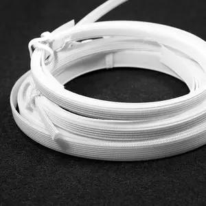 Corsé de plástico de poliéster de hueso 3-6-8mm 10mm 12mm sujetador blanco deshuesado para coser