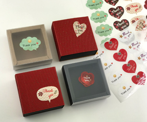 Etiquetas Adhesivas Personalizadas con Logotipo, Impresión Offset en Papel, Resistentes al Agua, Tarjetas de Agradecimiento, Impresión de Pequeños Lotes - Product Image 5