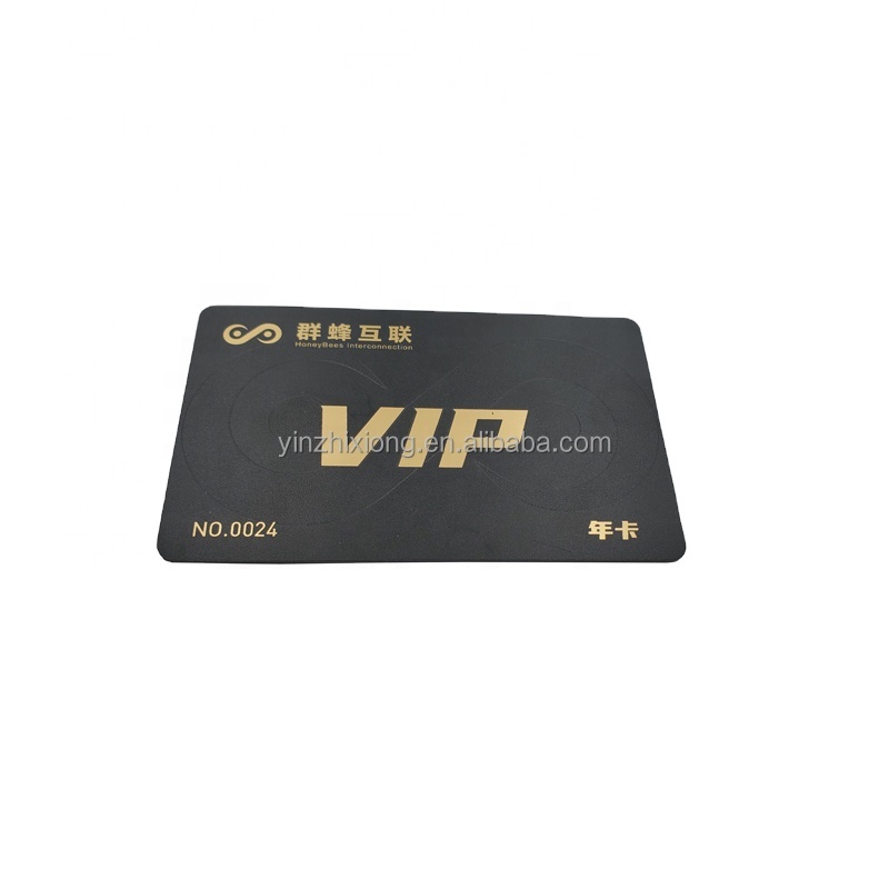 Plastic Business Cards PVC Cards for Business Custom 0.9mm Black Offset Printing CMYK Special Plastic Gift Card Embossing 500pcs