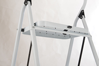 Échelle pliante réglable à 3 marches portable avec plateforme, échelle à marches en acier, échelle pliable pour la peinture