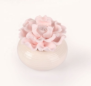 Hoa Oải Hương Tự Nhiên Thơm Thạch Cao Hoa Khuếch Tán Hương Thơm Với Chai Gốm - Product Image 1