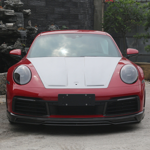 Kit de carrosserie en fibre de carbone humide pour <span class=keywords><strong>Porsche</strong></span> 911 992 <span class=keywords><strong>TechArt</strong></span>, années 2019-2025, neuf, comprenant un spoiler avant, un spoiler arrière, des jupes latérales et un spoiler arrière. - Product Image 4