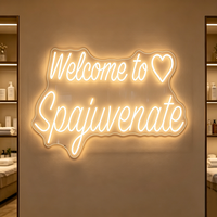 Letrero de Neón Personalizado con Logotipo Impreso en UV, Diseño Pop Art, Decoración de Pared, Iluminación para Estantes de Exhibición, para Tiendas y Restaurantes